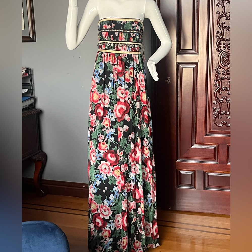 NWT Pearl by Marchesa maxi floral dress size 4